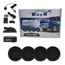 Sensor Estacionamento Emborrachado Para-choque Ferro Metal Cor Preto Foto mini 1