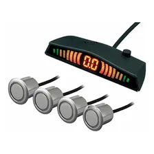 Sensor Estacionamento Kx3 4 Pontos Carro Prata Led Foto  mini 1