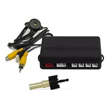 Sensor Estacionamento MultimÃdia 4 Pontos Branco Preto Prata Foto mini 3
