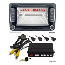 Sensor Estacionamento MultimÃdia 4 Pontos Branco Preto Prata Foto mini 1