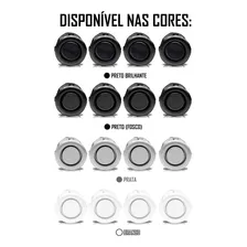 Sensor Estacionamento MultimÃdia 4 Pontos Branco Preto Prata Foto mini 2
