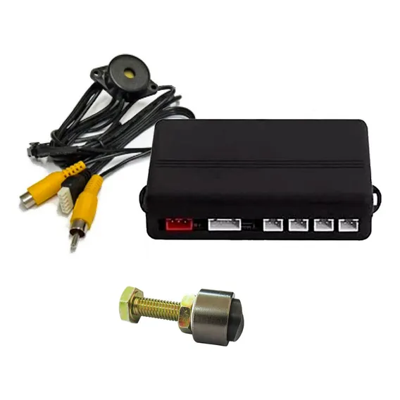 Sensor Estacionamento Para Central Multimídia Embutir Oem Cor Prata Foto 1