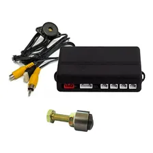 Sensor Estacionamento Para Central Multimídia Embutir Oem Cor Preto Foto mini  2