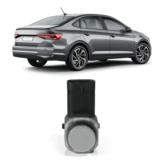 Sensor Estacionamento Polo Gol Saveiro Vw 5c6919275 Cor Prata Foto 1