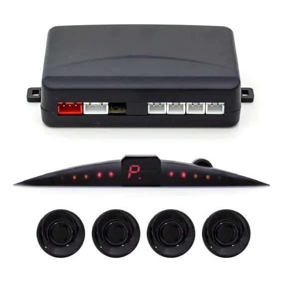 Sensor Estacionamento P贸sitron 4 Pontos Preto Foto 1