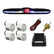 Sensor Estacionamento Ré 4 Pontos Universal Tela Display Foto  mini 1