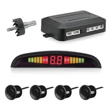 Sensor Estacionamento Ré 4 Sensores Display Cores Automotivo Foto mini 2
