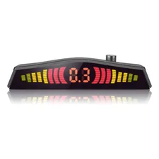 Sensor Estacionamento Ré C/ Display Preto Prata Branco Cor Preto Foto mini 2