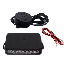 Sensor Estacionamento Universal 4 Sensor Para Veiculos Cor Preto Foto mini 2