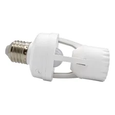 Sensor Fotosoquete Fotocélula Timer Automático E27 Cor Branco Foto mini 4