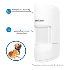 Sensor Infravermelho Passivo Intelbras Ivp 5311 Mw Pet Foto mini 3