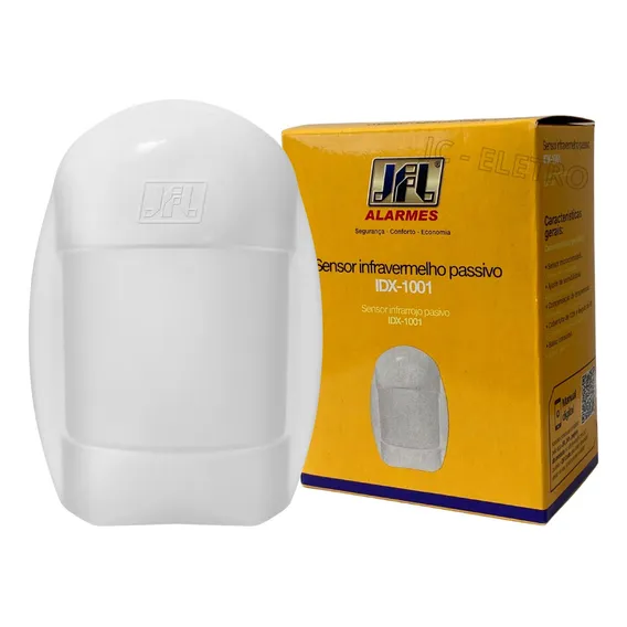 Sensor Infravermelho Passivo Para Alarme Idx 1001 Jfl Cor Branco Foto 1