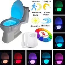 Sensor Luz Led 8 Cores Vaso Sanitário Privada Lightbowl Foto  mini 1