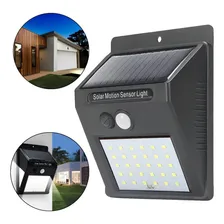Sensor Luz Led Carregador Solar Presença Arandela Balizador Foto  mini 1