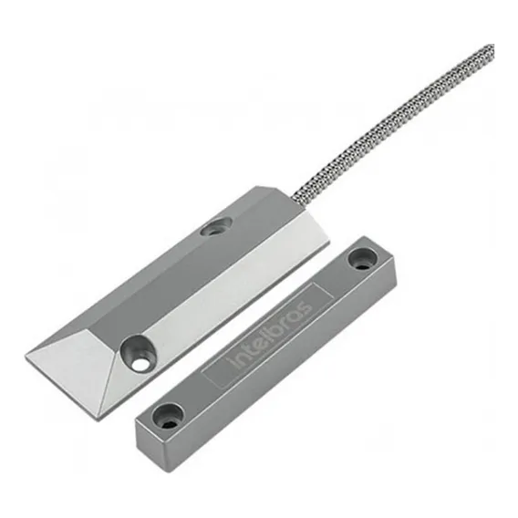 Sensor Magnético Com Fio Intelbras Xas Porta De Aço Foto 1