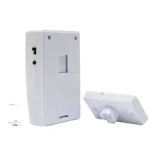 Sensor Presença Campainha Sem Fio Sonoro Detector Anunciador Foto mini  3