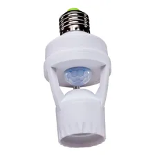 Sensor Presença Com Fotocélula Para Lâmpada Soquete E27 Foto mini 1