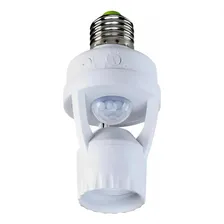 Sensor Presença Lâmpada Fotocélula Soquete E27 Bocal Luz Foto mini 2