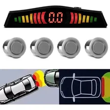 Sensor Re Estacionamento 4 Pontos Prata Display Led Foto mini 2