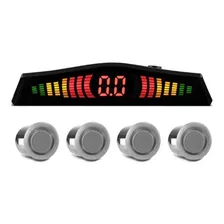 Sensor Re Estacionamento 4 Pontos Prata Display Led Foto mini 1