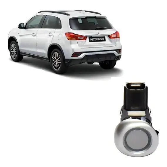 Sensor Re Estacionamento Central Mitsubishi Asx Mod Cor Prata Foto 1