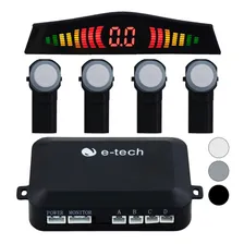 Sensor Re Estacionamento Embutido Branco Display Led Foto mini 1