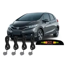 Sensor Ré Estacionamento Led Cor Carro Fit Cinza Barium Foto  mini 1
