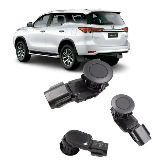 Sensor Re Estacionamento Toyota Sw4 2016 2017 2018 6 Frios Cor Preto Foto 1