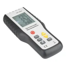Sensor Termopar Digital Tipo K De 4 Canais Ht-9815 Foto mini 1