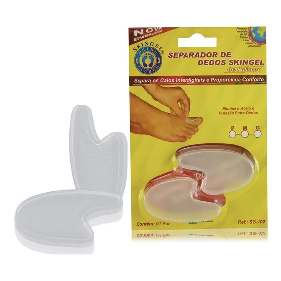 Separador De Dedos Skingel Ortho Pauher Cor Incolor Foto 1