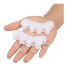 Separador De Silicone P/ Dedos Pés - Calos - Joanete - Par Cor Branco Foto mini 4