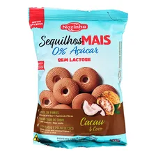 Sequilhos Sem Açúcar Sem Glúten Sabor Cacau E Coco - Nazinha Foto  mini 1
