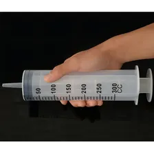 Seringa 300ml Grande Profissional 300  Capacidade Em Volume 300 Cc Foto mini  2
