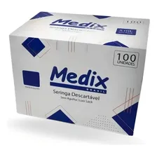 Seringa 5ml Sem Agulha Luer Slip - Medix C/100 Unidades Foto mini 3