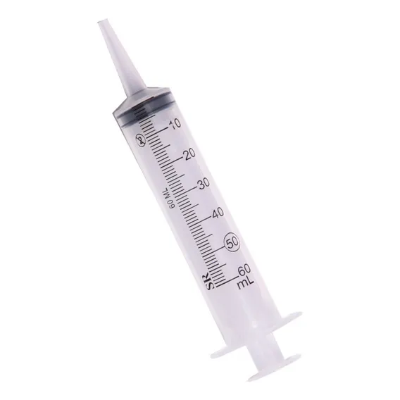 Seringa 60ml Bico Cateter Com Tampa - 25 Unidades Capacidade em volume 60 Foto 1