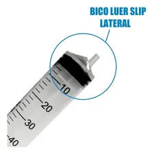 Seringa 60ml Siliconada Ozonioterapia Bico Slip Sr - 10un Foto mini  3