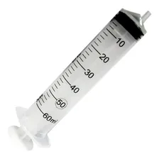 Seringa 60ml Siliconada Ozonioterapia Bico Slip Sr - 10un Foto  mini 1