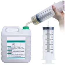 Seringa Grande 500ml Aspiração Líquidos Tintas Fluidos Óleos Foto mini  3