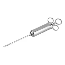 Seringa Injetor De Temperos Profissional Inox 60ml 3 Agulhas Foto mini  3