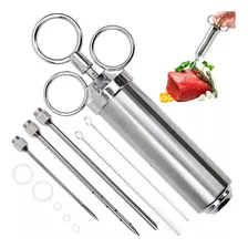 Seringa Injetora De Temperos Molhos Agulha Inox Carne Frango Foto  mini 1