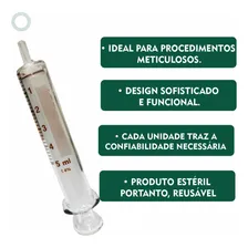 Seringa Vidro Bico Vidro 5ml Foto mini  2
