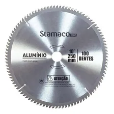 Serra Circular 250mm Corte Disco 10 Polegadas 100 Dentes Aço Foto mini 3