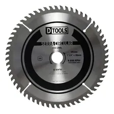 Serra Circular 7 1/4'' 185mm 60 Dentes - Dtools Foto  mini 1