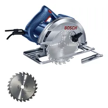 Serra circular Bosch Gks 150 1500w 220v com disco azul marinho Foto mini 1
