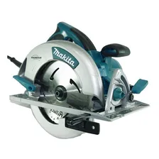 Serra circular elétrica Makita 5007MG 185mm 1.8kW azul-turquesa 127V Foto mini 3