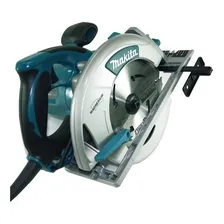 Serra circular elétrica Makita 5007MG 185mm 1.8kW azul-turquesa 127V Foto mini 4