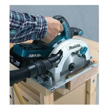 Serra circular elétrica sem fio Makita DHS710Z 190mm azul-turquesa 36V Foto mini 2