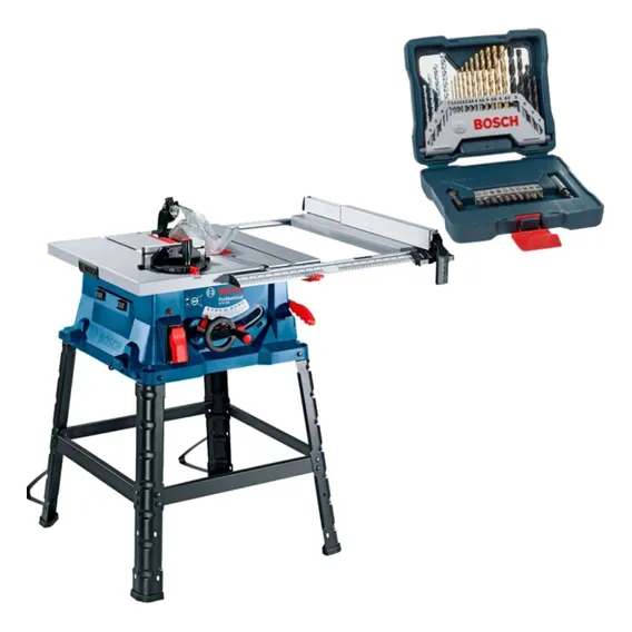 Serra Circular Mesa 10 Pol 1800w Gts 254 Bosch + Kit Bosch 220v Foto 1
