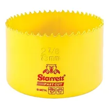 Serra Copo Bimetal Fast Cut 73mm 2.7/8 - Starrett Foto  mini 1