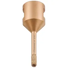 Serra Copo Diamantada Esmerilhadeira 6mm Porcelanato Cortag Foto mini 1